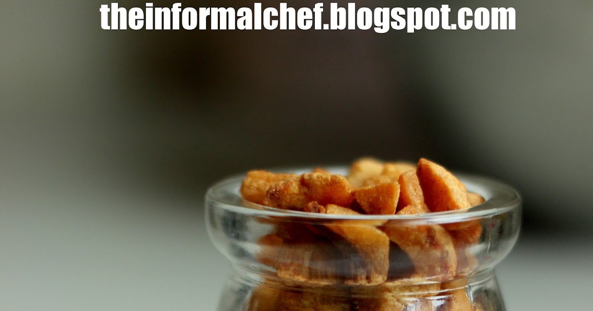 The Informal Chef How to make Crispy Pork Lard and Pork Oil 猪油渣