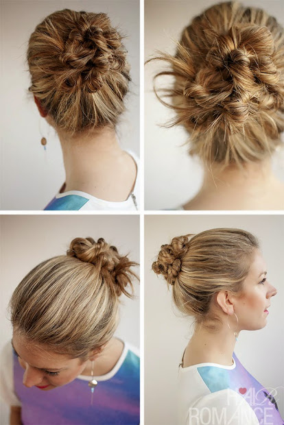 beautiful hairstyle buns - hairstyles