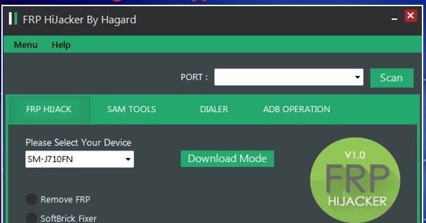 Frp hijacker j2 prime Clearance