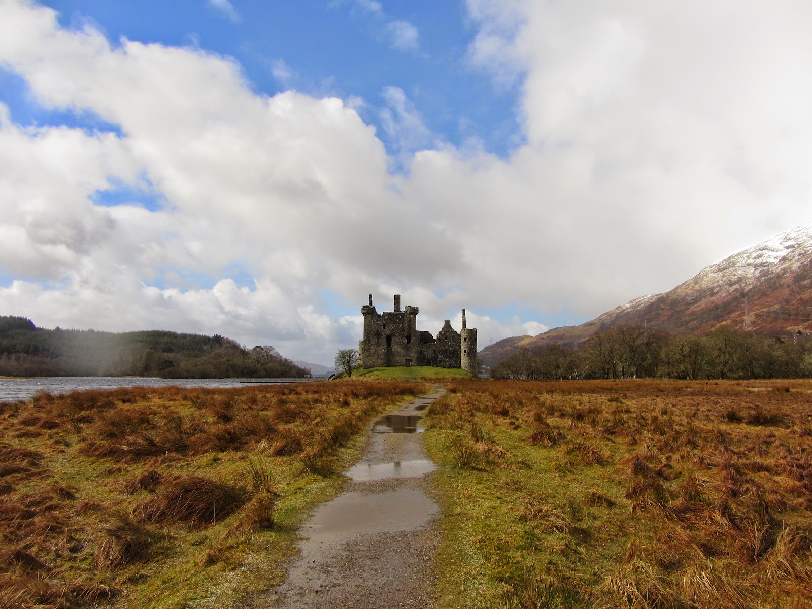 Overground and underground adventures Kilchurn Castle Glengarry
