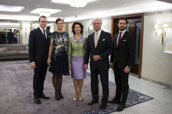 King Carl XVI Gustaf and Queen Silvia of Sweden, Crown Princess Victoria and Prince Daniel of Sweden, Prince Carl Philip of Sweden