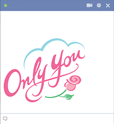 Only you - Love emoticon