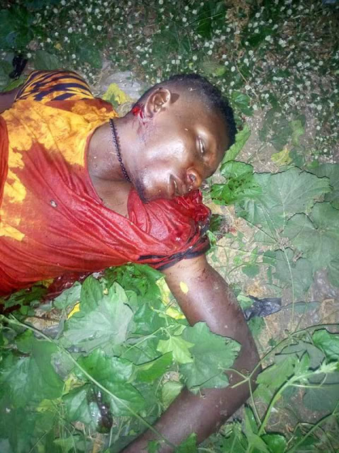  Photos: Alleged notorious cultist and former hitman for Eiye cult group killed on Christmas Day in Kwale, Delta State