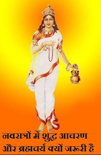 नवरात्र में पूजा के नियम , Navratri Vrat Ke Niyam in Hindi