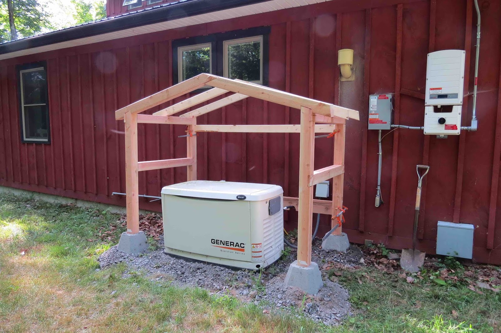 Beech House Generator shed