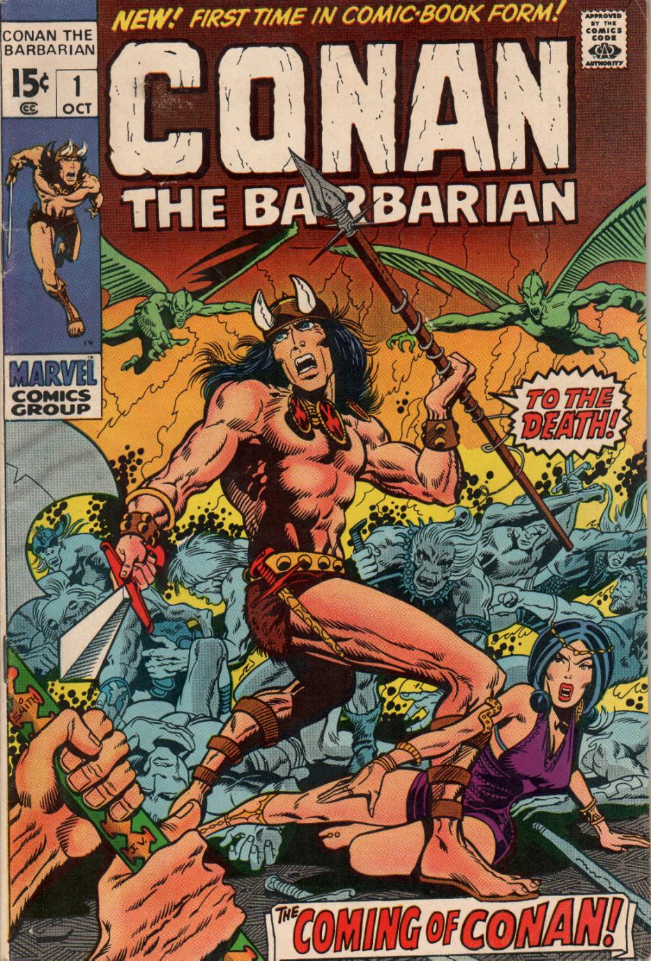 Read online Conan the Barbarian (1970) comic -  Issue #1 - 1