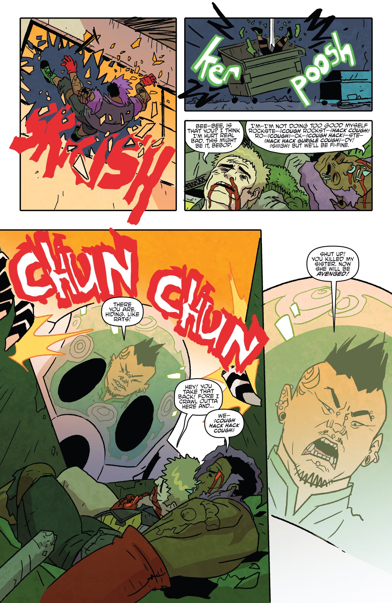 Read online Teenage Mutant Ninja Turtles: Bebop & Rocksteady Hit the Road comic -  Issue #2 - 16