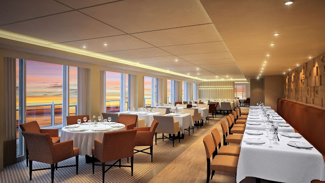 The Restaurant is just one of the multiple dining locations onboard and offers an exquisite setting and panoramic views for your dining pleasure. All photos: © Viking Cruises. Unauthorized use is prohibited.