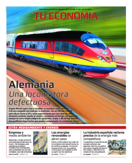 SUPLEMENTO SEMANAL TU ECONOMIA ALEMANIA UNA LOCOMOTORA DEFECTUOSA