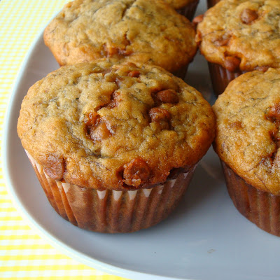 banana cinnamon chip muffins