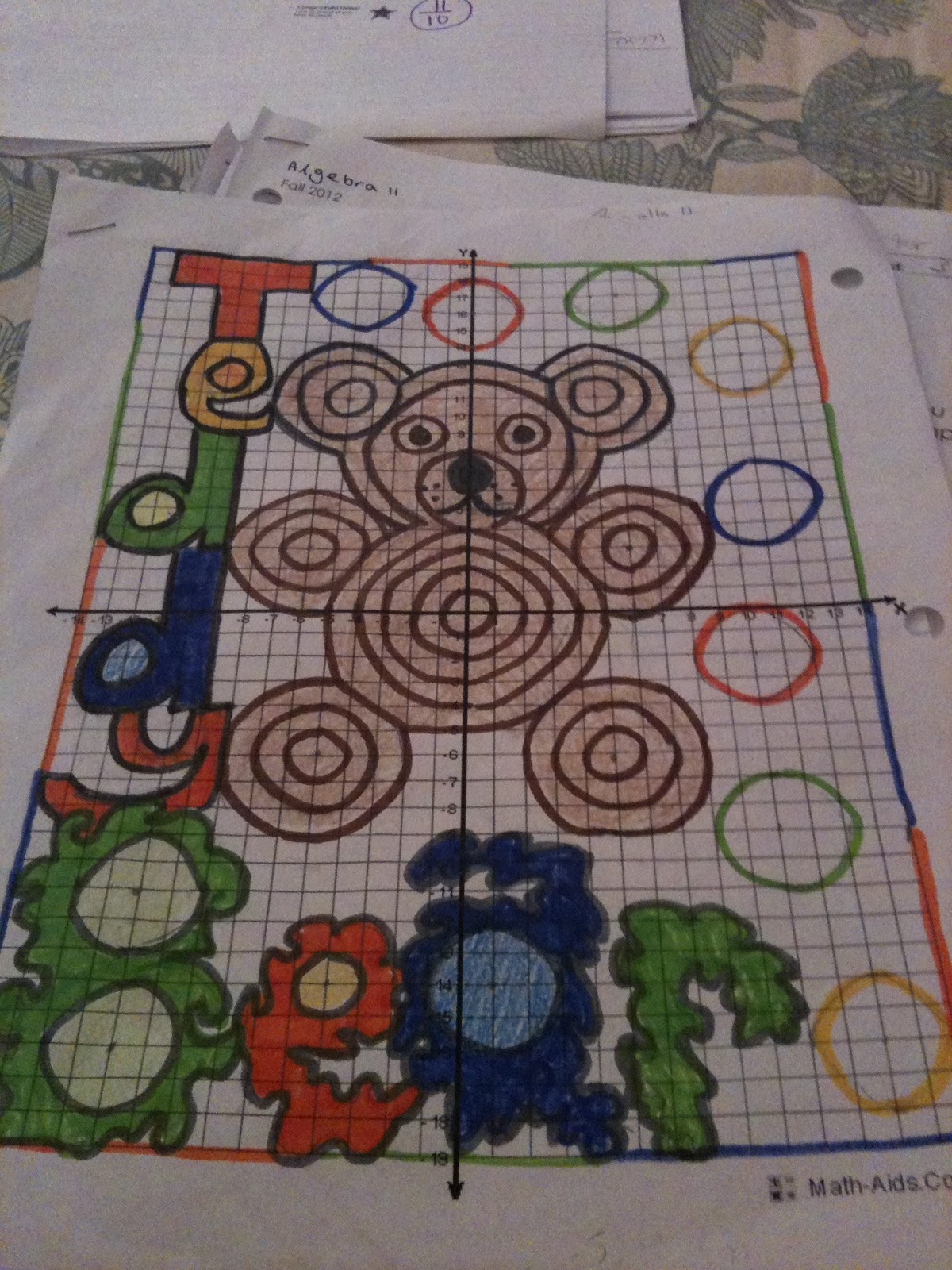 The Secondary Classroom can be fun too..... Graph Me a