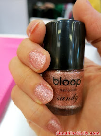 bloop Sandy Nail Polish, product review, nail colour, nail care