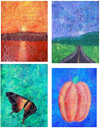 paper tissue acrylic paintings 7th acrylics 12th general