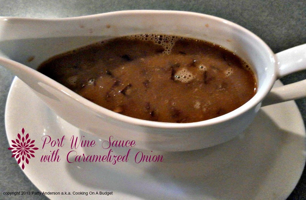 Port Wine Sauce with Caramelized Onion