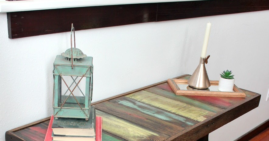 Beyond The Picket Fence: Boho Rustic Sofa Table