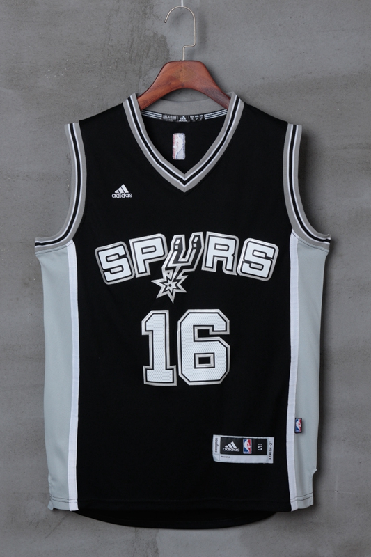 cheap sports jerseys wholesale 2017 New San Antonio Spurs Pau Gasol