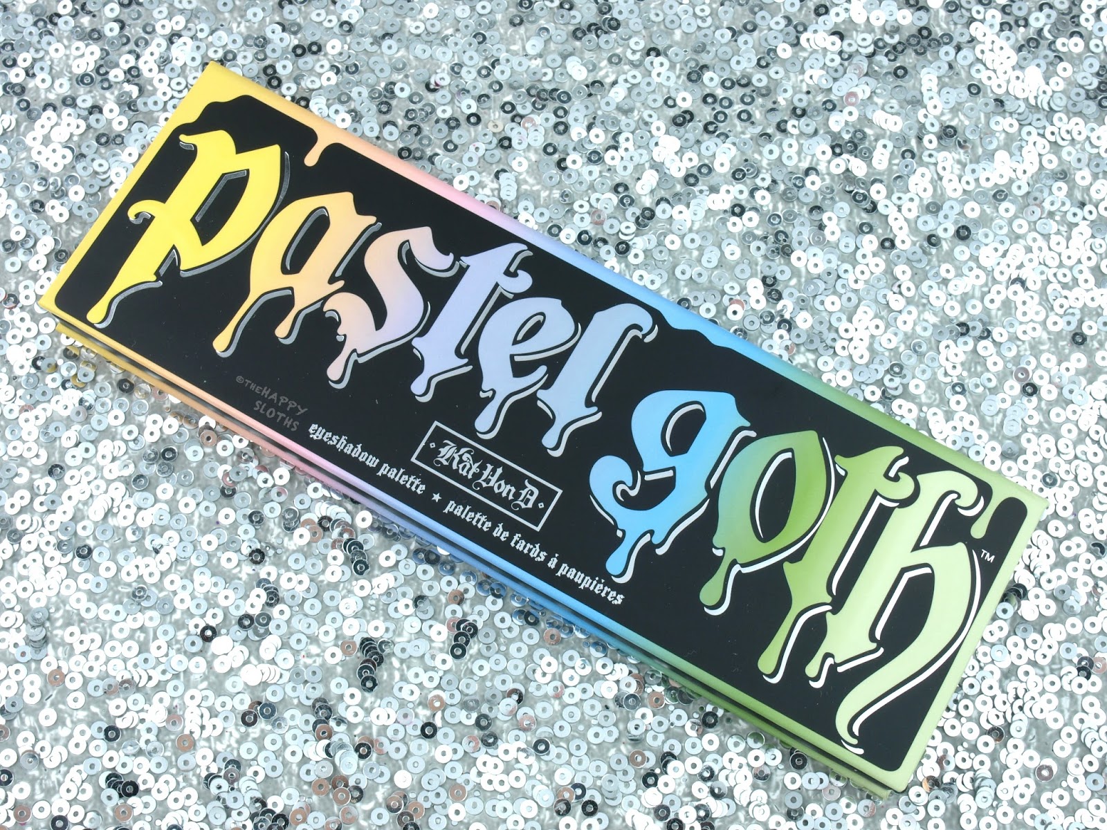 Kat Von D Pastel Goth Eyeshadow Palette Review and Swatches The Happy Sloths Beauty, Makeup