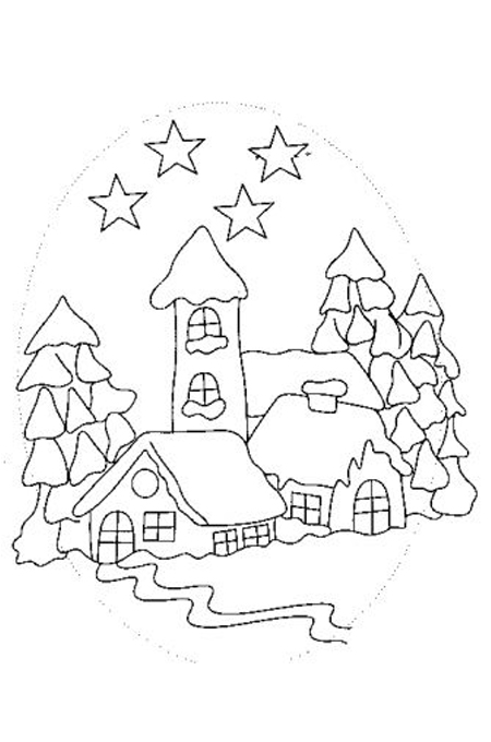 رسومات فصل الشتاء