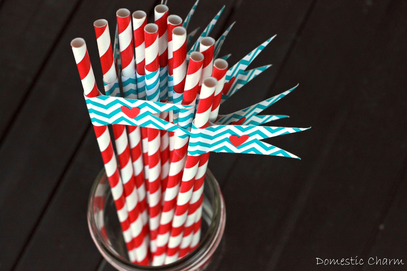 Domestic Charm Free Printable Drink Flags