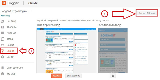 Hướng dẫn tối ưu thẻ H1, H2 cho Blogspot Backup-template