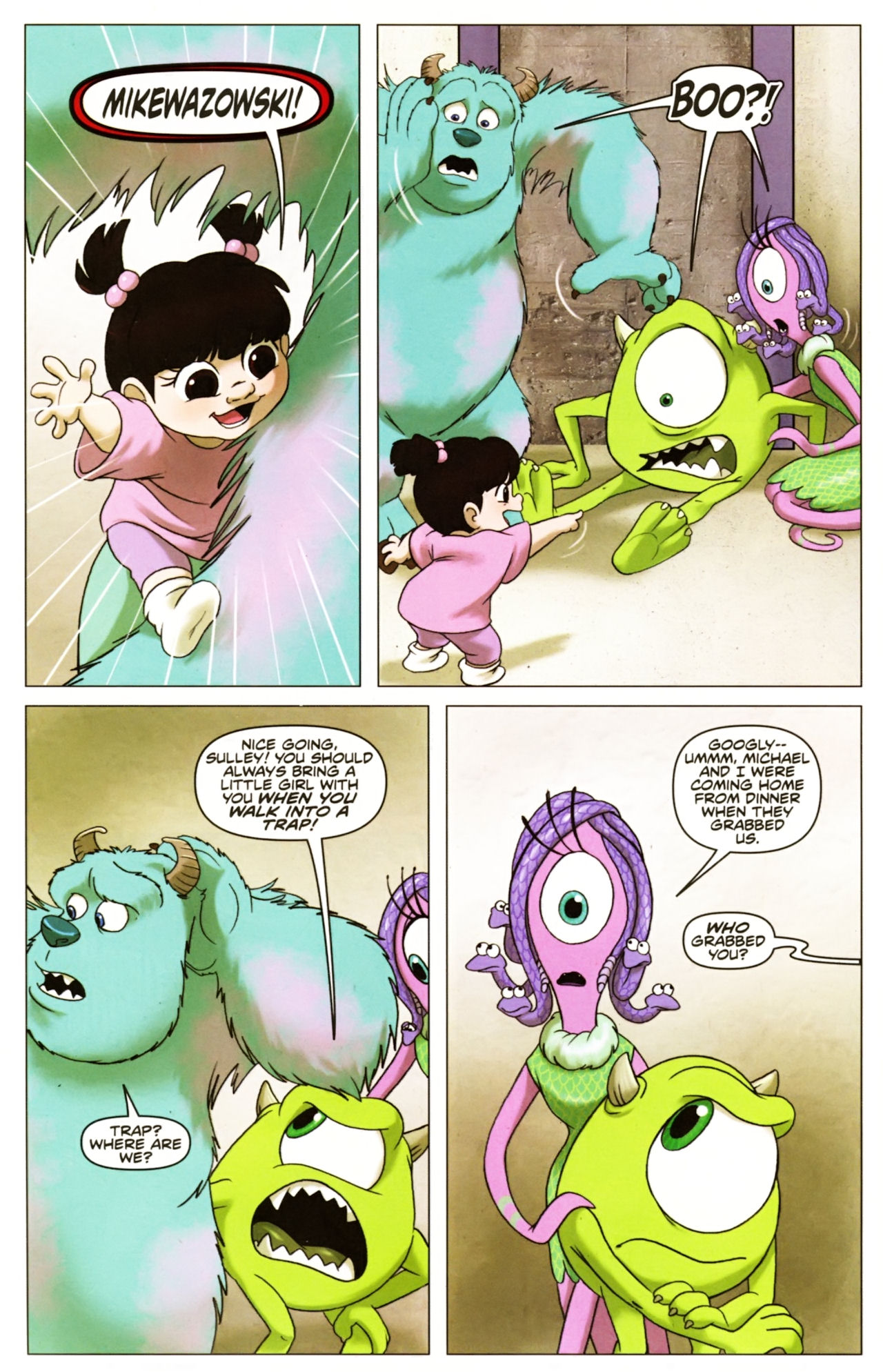 Read online Monsters, Inc: Laugh Factory comic -  Issue #4 - 8