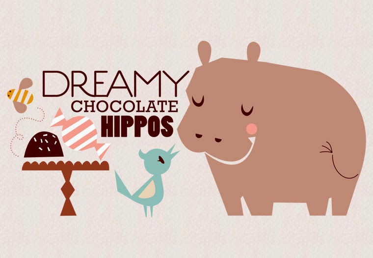 Dreamy chocolate hippos Barú