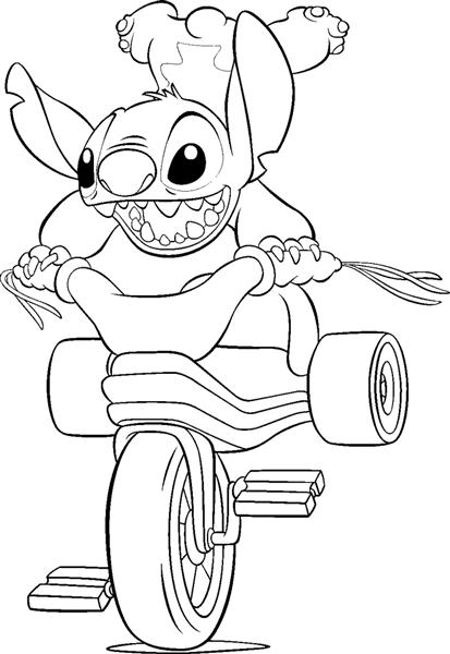 Lilo and Stitch coloring pages on