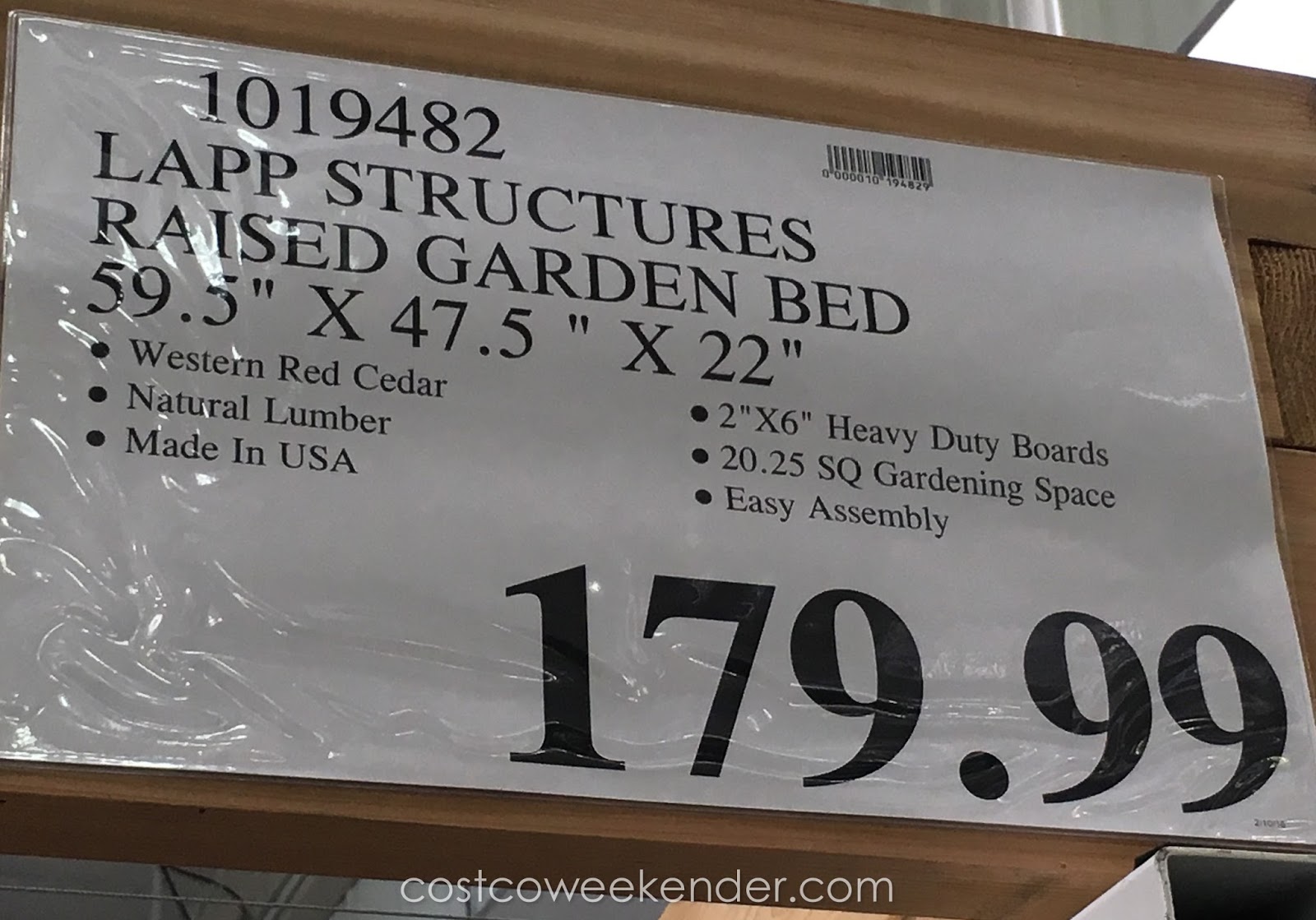 Lifetime Raised Garden Bed Costco Raised Garden Beds Costco The