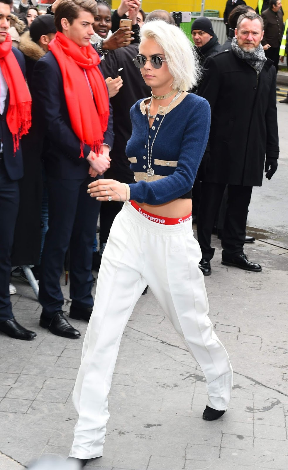 Cara Delevingne || Chanel Fashion Show at Paris Fashion Week + Arrives