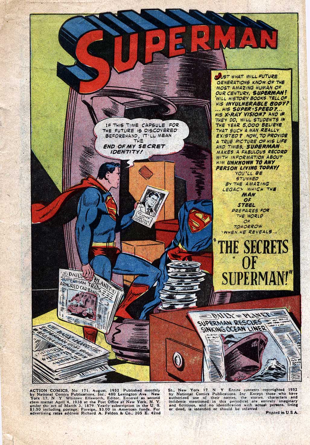 Read online Action Comics (1938) comic -  Issue #171 - 2