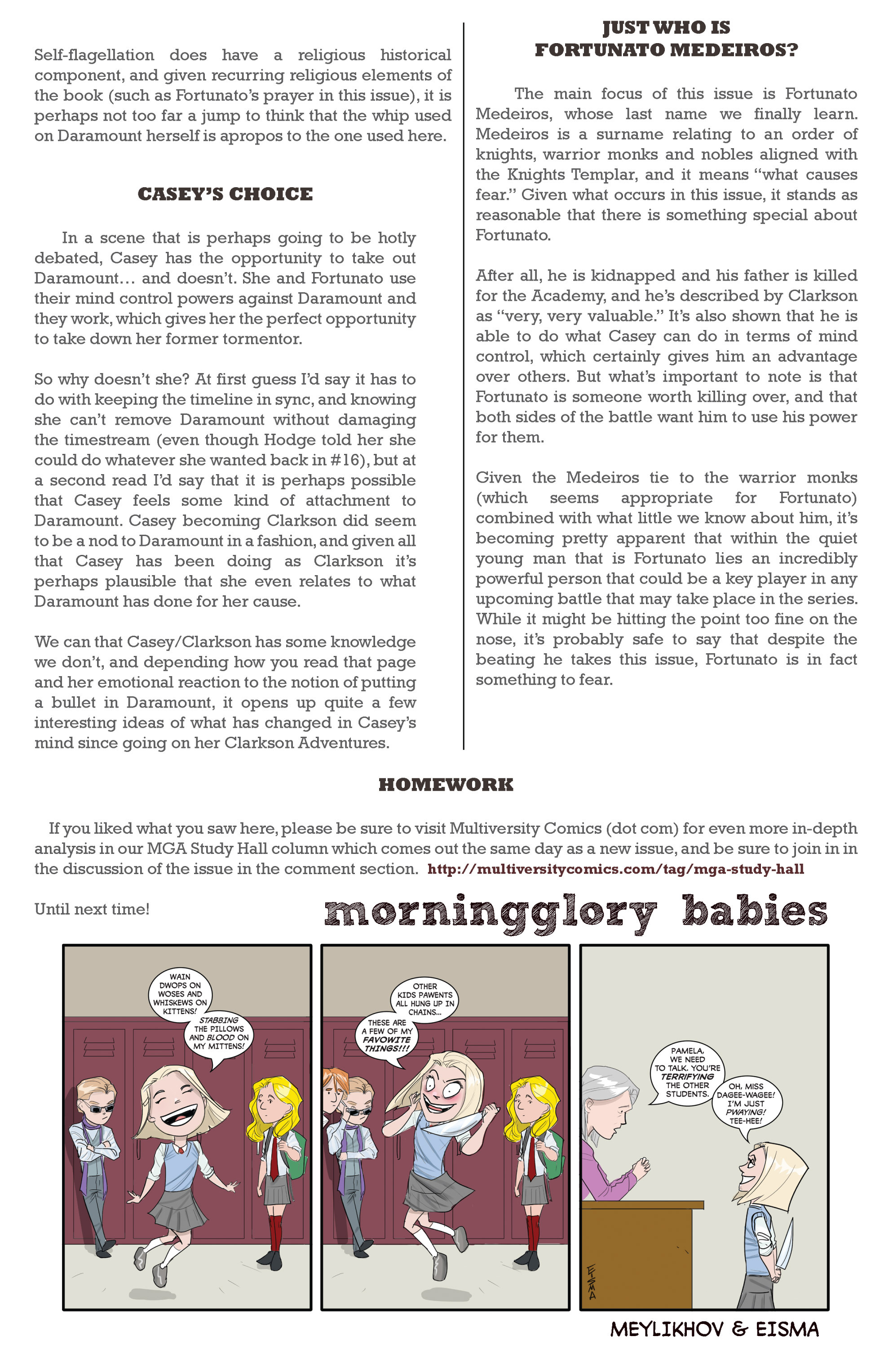 Read online Morning Glories comic -  Issue #35 - 24