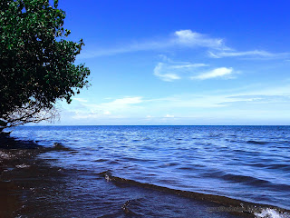 Labuhan Aji Beach Environment At Sunny Day At Temukus Village, North Bali, Indonesia