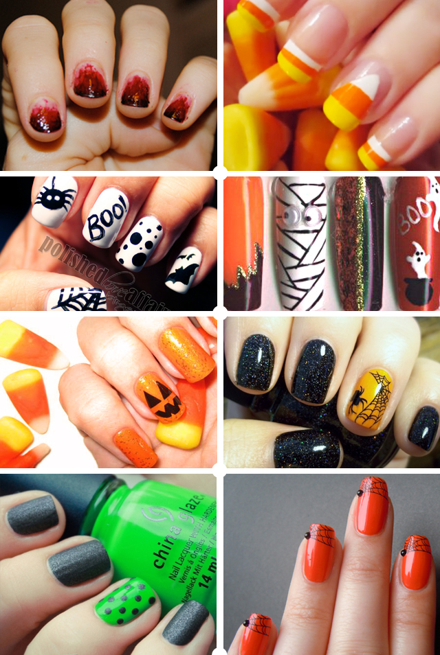 Halloween nails, halloween manicure inspiration