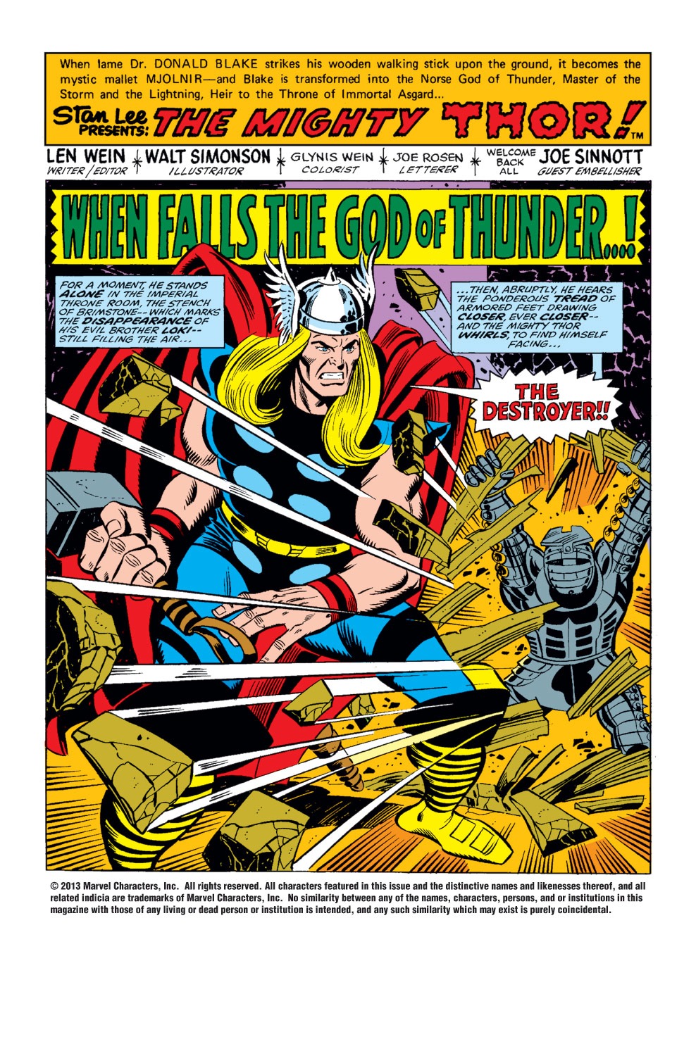 Read online Thor (1966) comic -  Issue #265 - 2