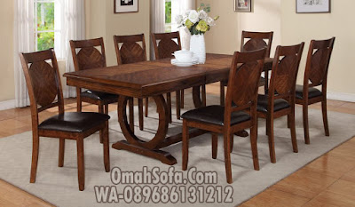 meja makan 8 kursi, set meja makan 8 kursi, set meja makan kayu jati, set meja makan minimalis, Set Meja Kursi Makan, kursi makan jati minimalis, meja makan jepara terbaru,