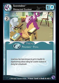 My Little Pony Scootaloo, Distracted Student Primer Deck CCG Card