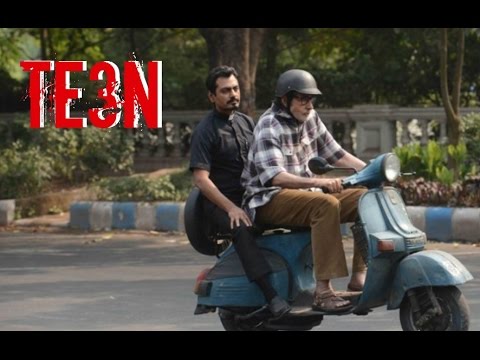 Complete cast and crew of Te3n (2016) bollywood hindi movie wiki, poster, Trailer, music list - Amitabh Bachchan, Nawazuddin Siddiqui And Vidya Balan Movie release date February 19, 2016