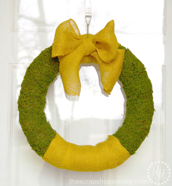 Burlap+Moss+Spring+Wreath+5