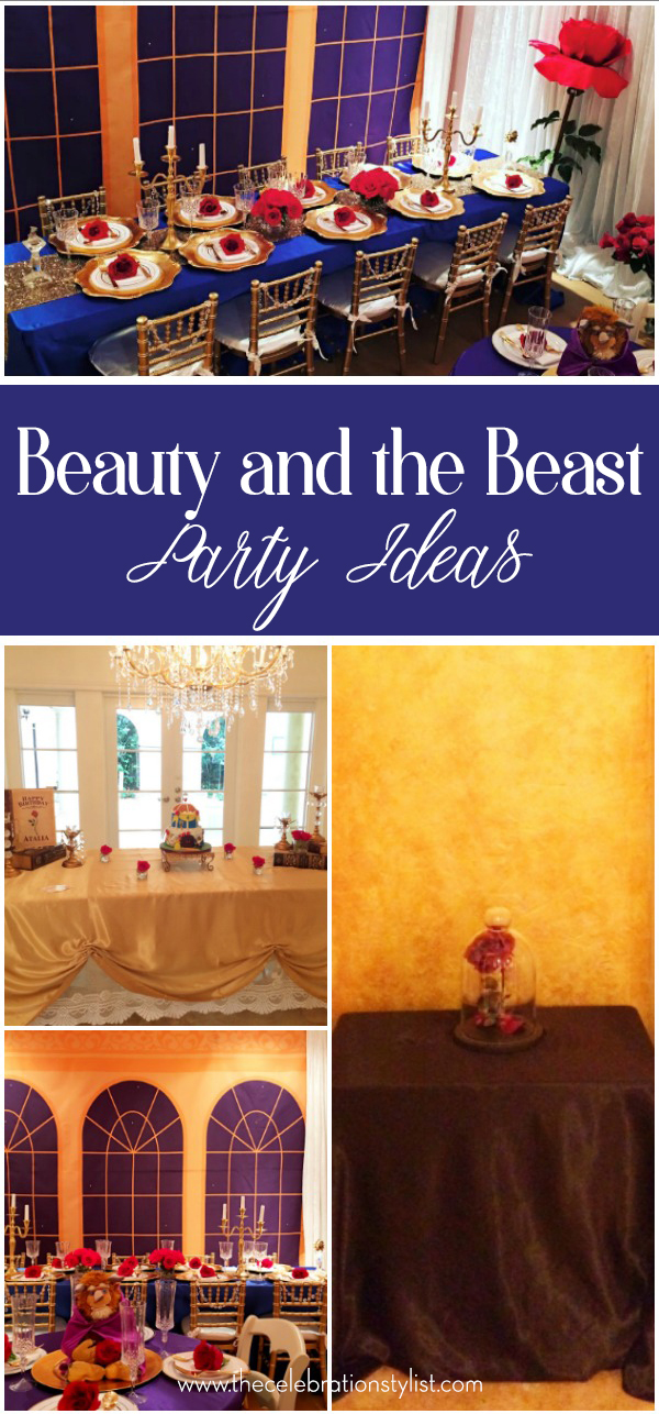 Beauty and the Beast Birthday Party by Celebration Stylist