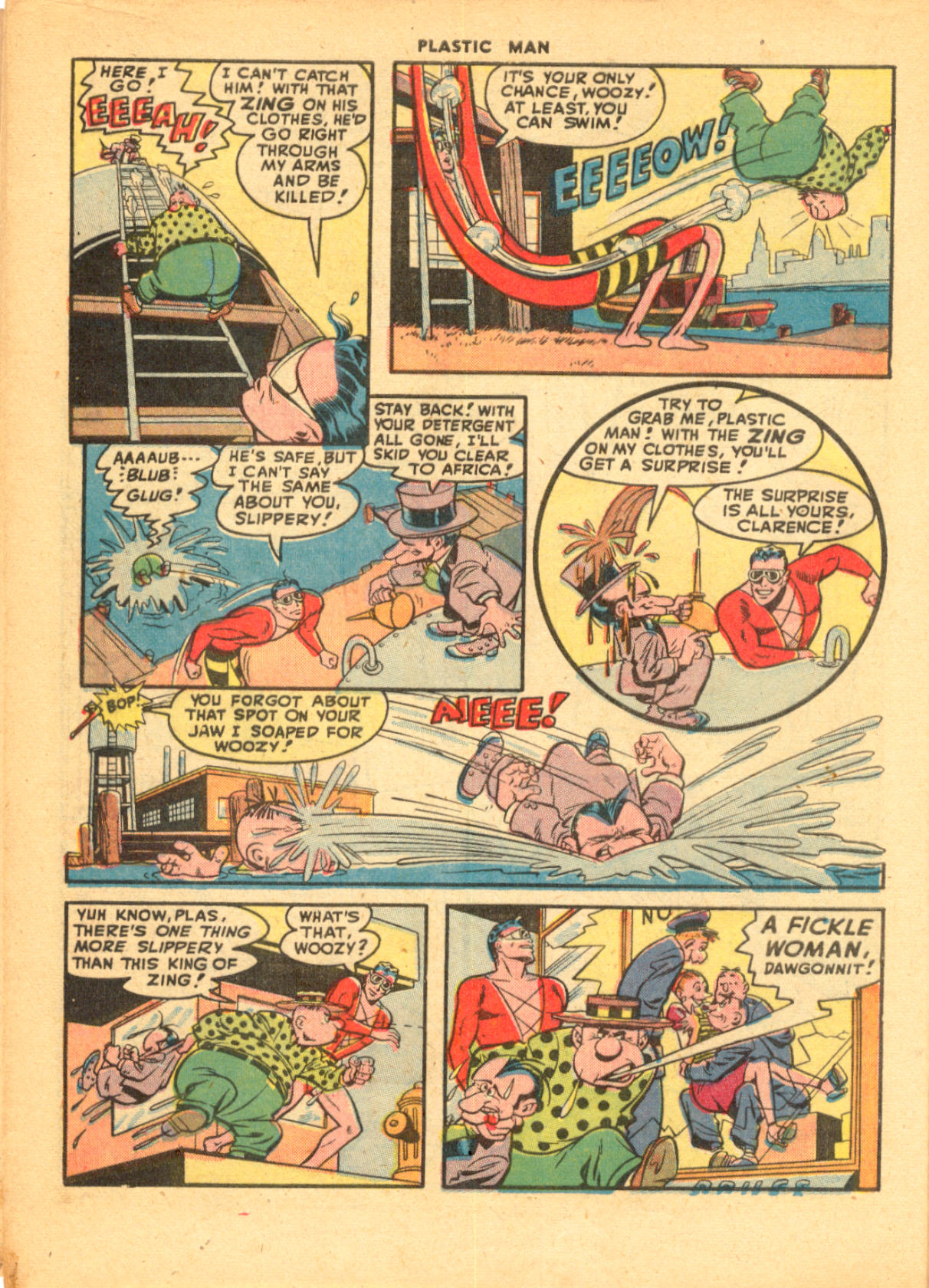 Read online Plastic Man (1943) comic -  Issue #9 - 14