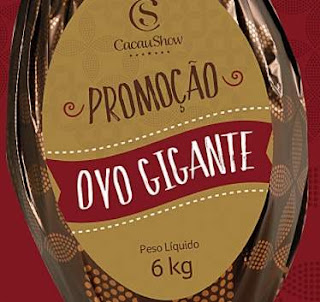 Cadastrar Promoção Cacau Show 2018 Ovo Gigante Páscoa Cadastro Código