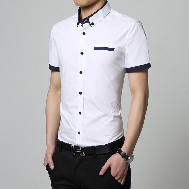  Model Baju Kemeja Pria Warna Putih 
