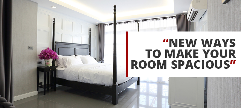 New ways to make your room spacious