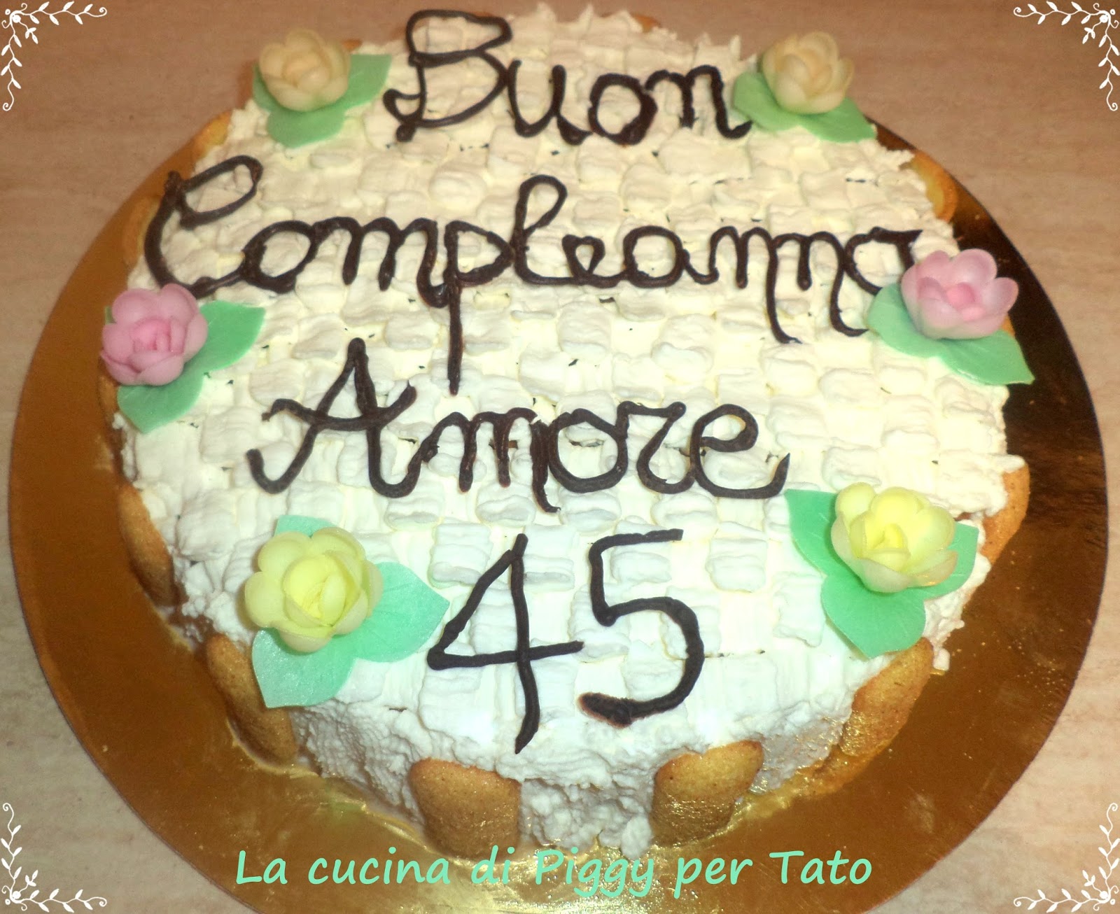 La Cucina Di Piggy Torta Di Compleanno Per Tato