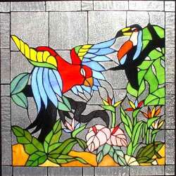 stained glass painting design 3d wallpaper ~ 3d wallpapers