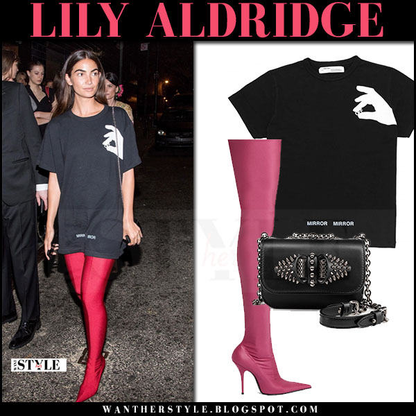 how to wear red over the knee boots