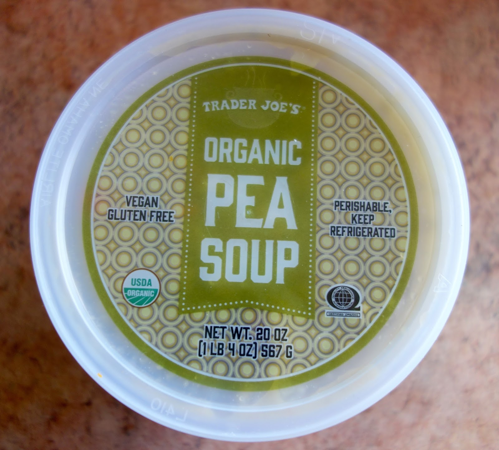 Trader Joe's Organic Pea Soup