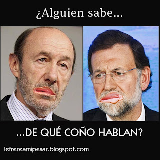 "Mariano Rajoy", "Rubalcaba", "coño"