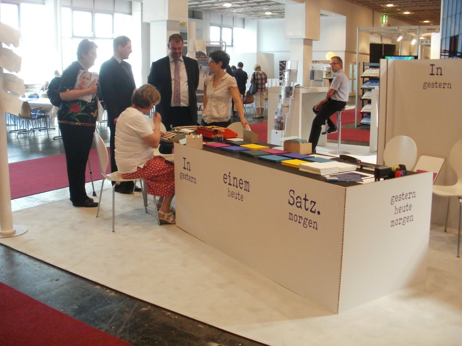 Workshopstand beim Deutschen Seniorentag 2015