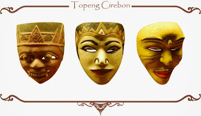 Gambar Topeng Tradisional Cirebon Seni Budaya Indonesia